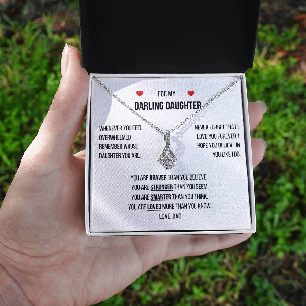 Daughter Gifts, Gifts from Dad, Pendant Necklace
