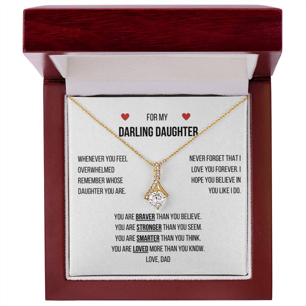 Daughter Gifts, Gifts from Dad, Pendant Necklace