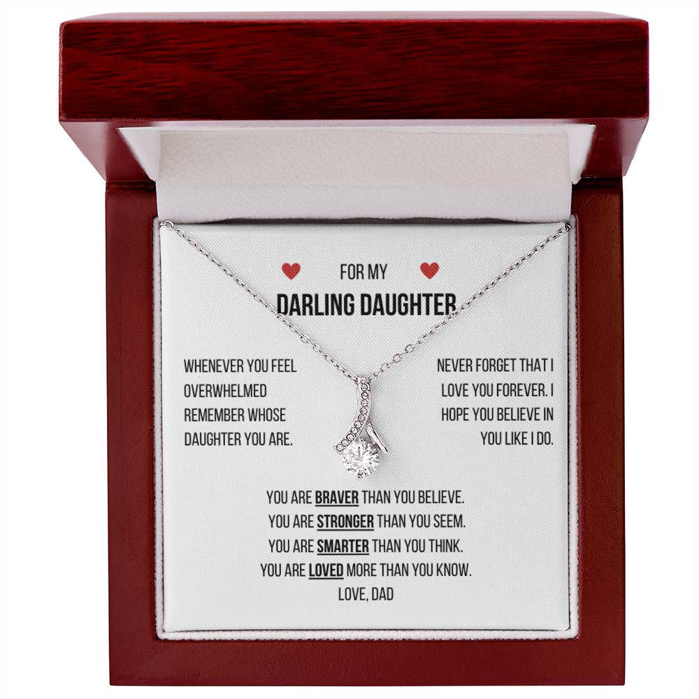 Daughter Gifts, Gifts from Dad, Pendant Necklace