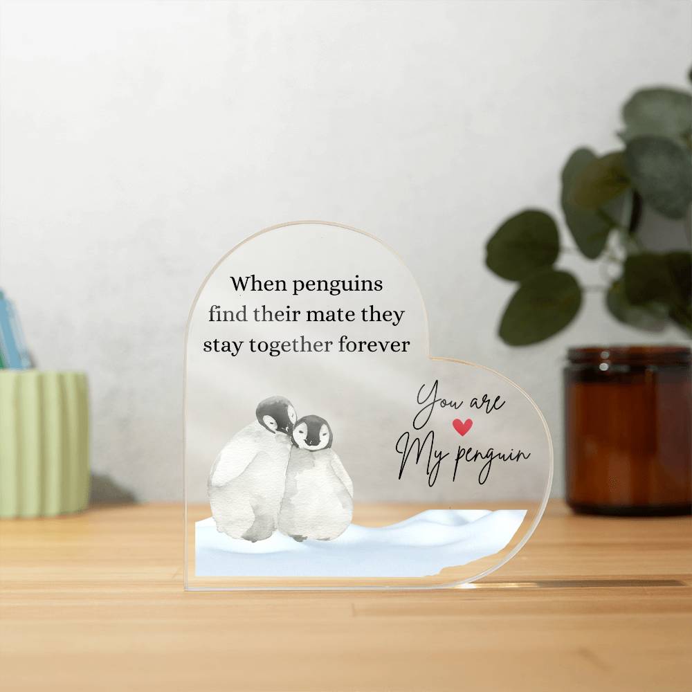 Gifts for your Love, Soulmate Gift, Acrylic Heart Home Decor