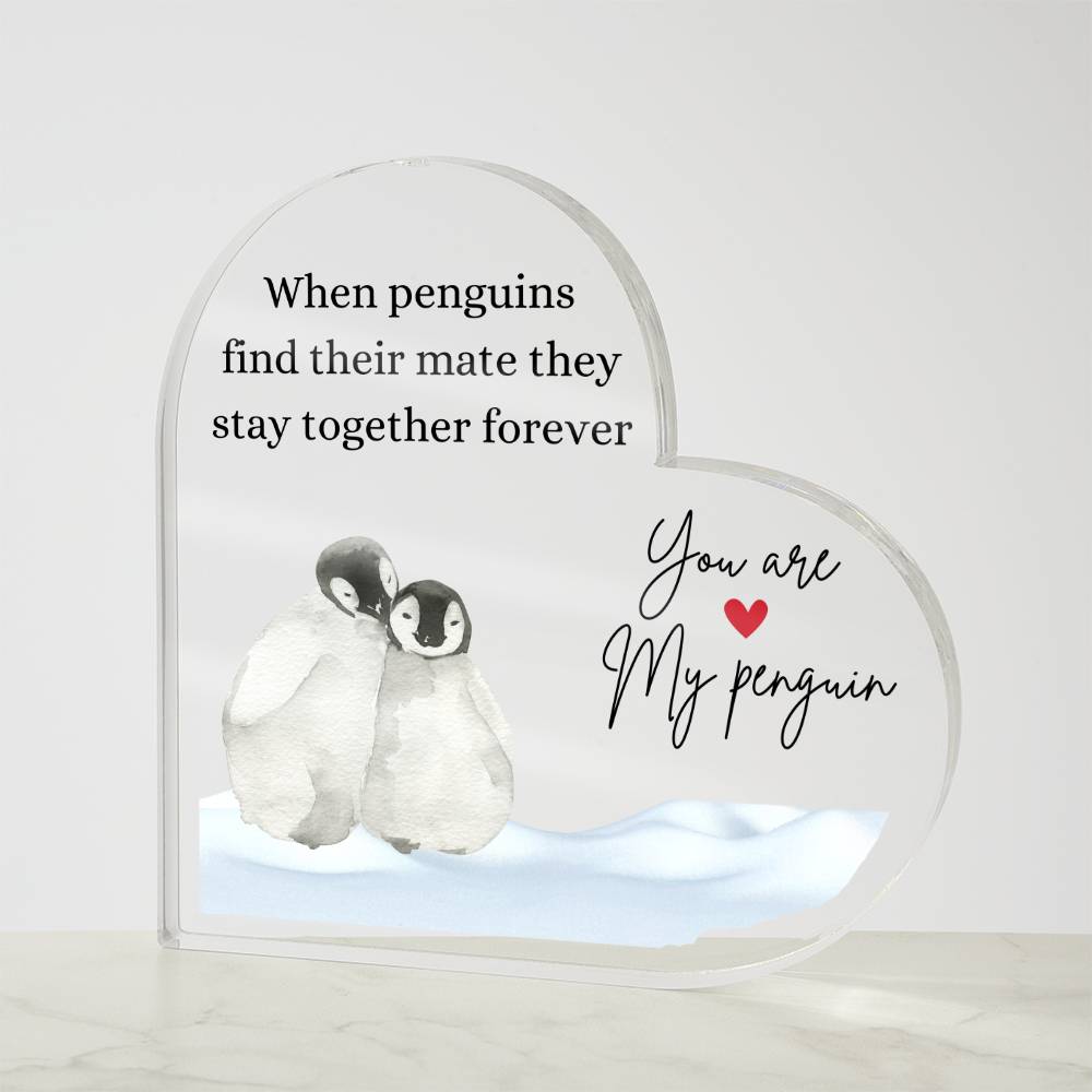 Gifts for your Love, Soulmate Gift, Acrylic Heart Home Decor