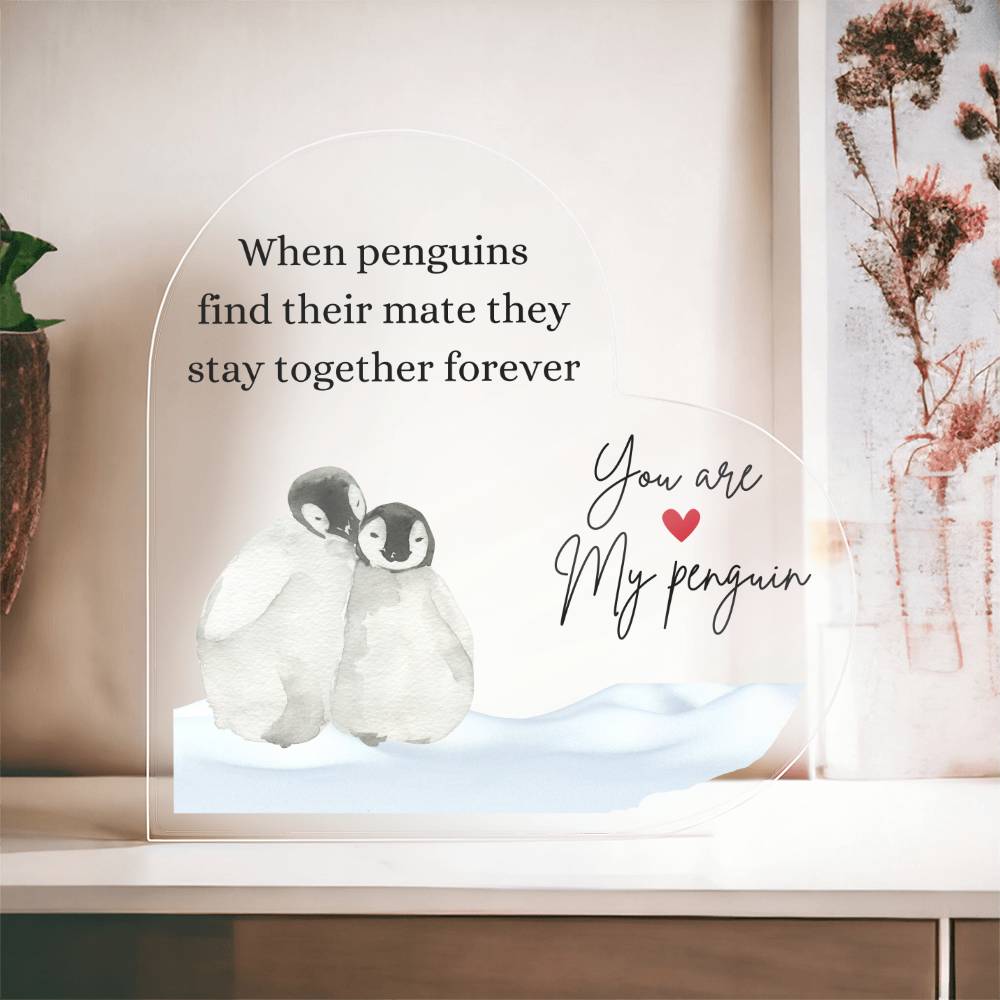 Gifts for your Love, Soulmate Gift, Acrylic Heart Home Decor