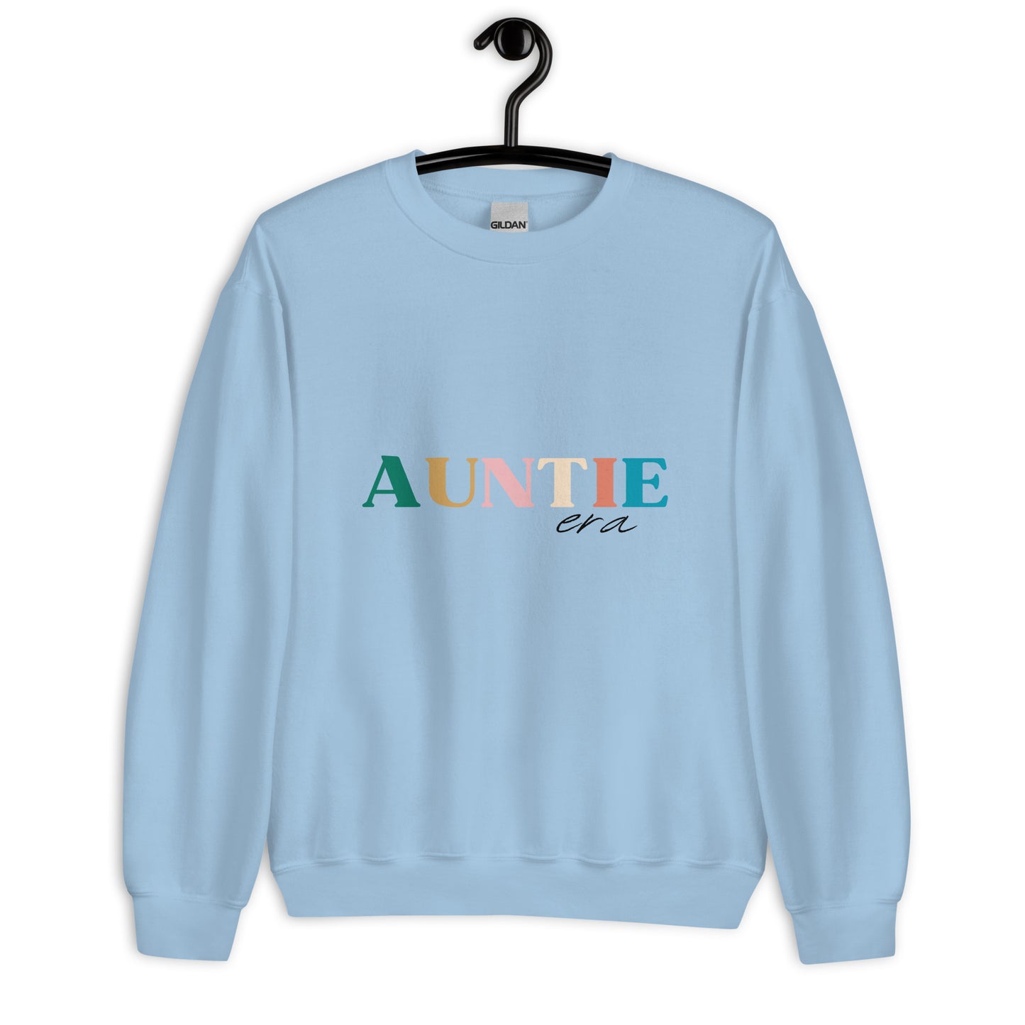 Sweatshirt, Auntie Era, Auntie Life, Light Colors - Multiple Colors Available