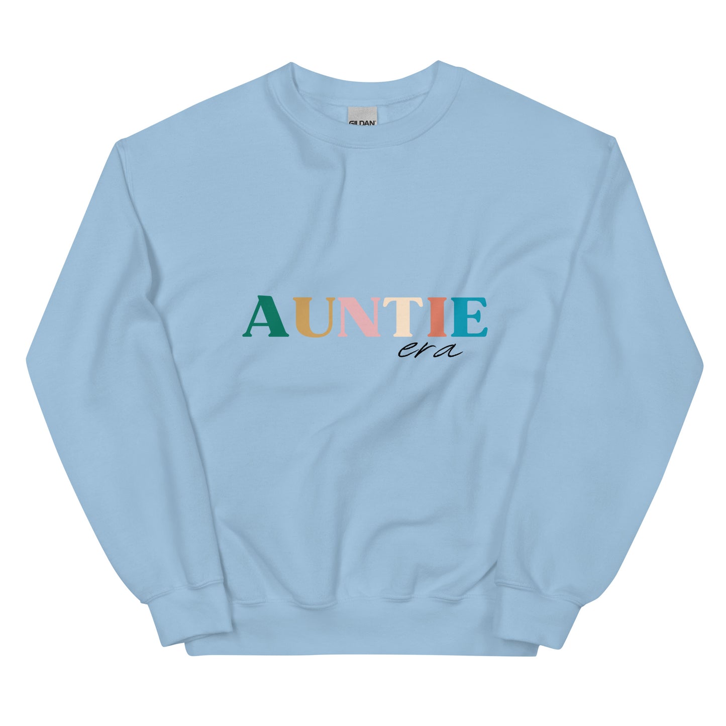 Sweatshirt, Auntie Era, Auntie Life, Light Colors - Multiple Colors Available