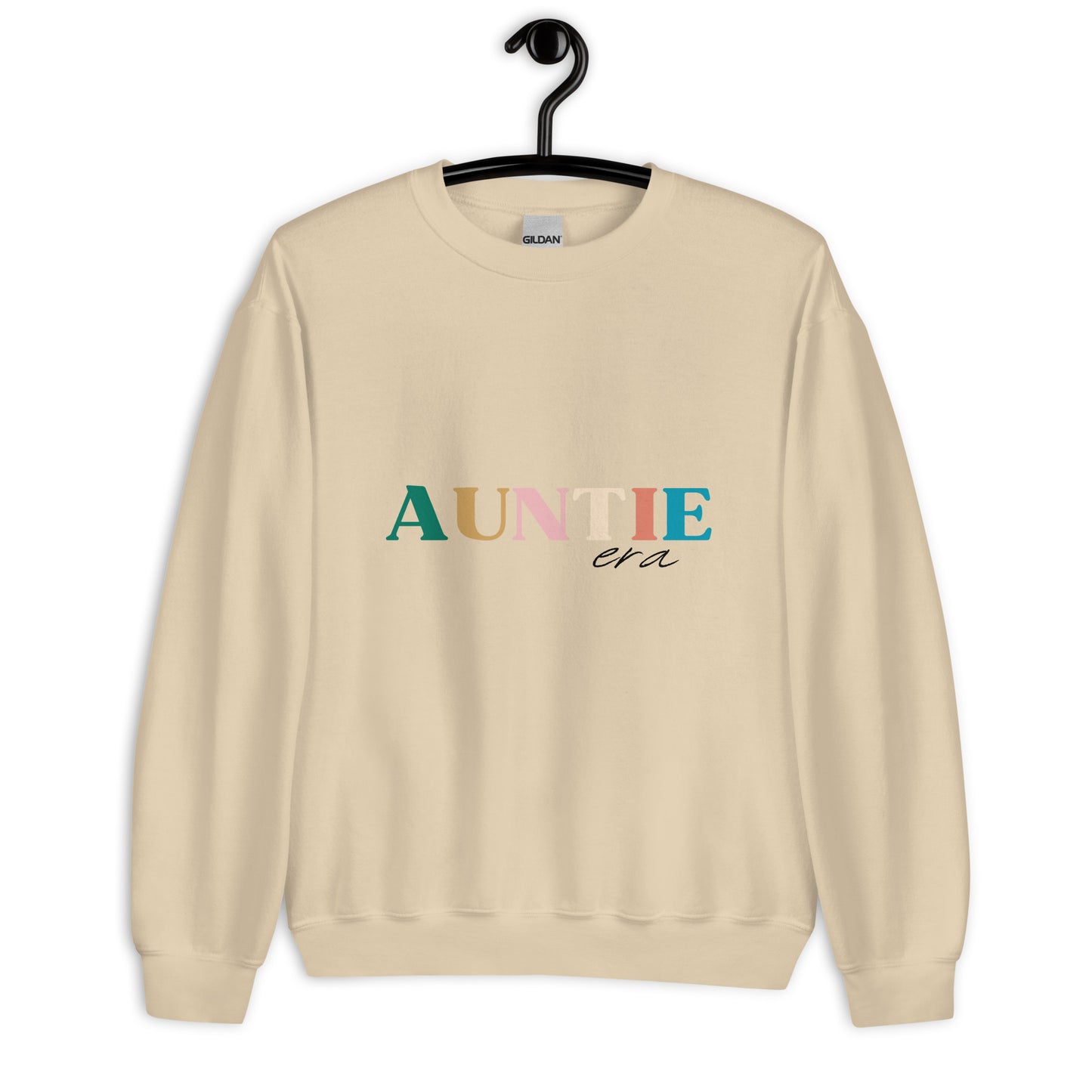 Sweatshirt, Auntie Era, Auntie Life, Light Colors - Multiple Colors Available