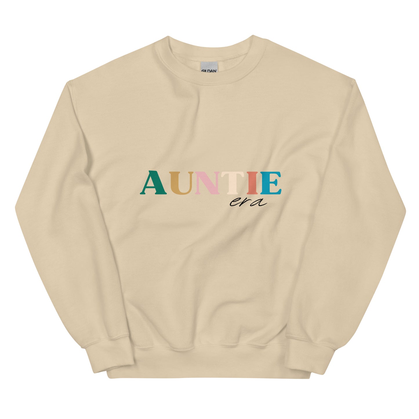 Sweatshirt, Auntie Era, Auntie Life, Light Colors - Multiple Colors Available