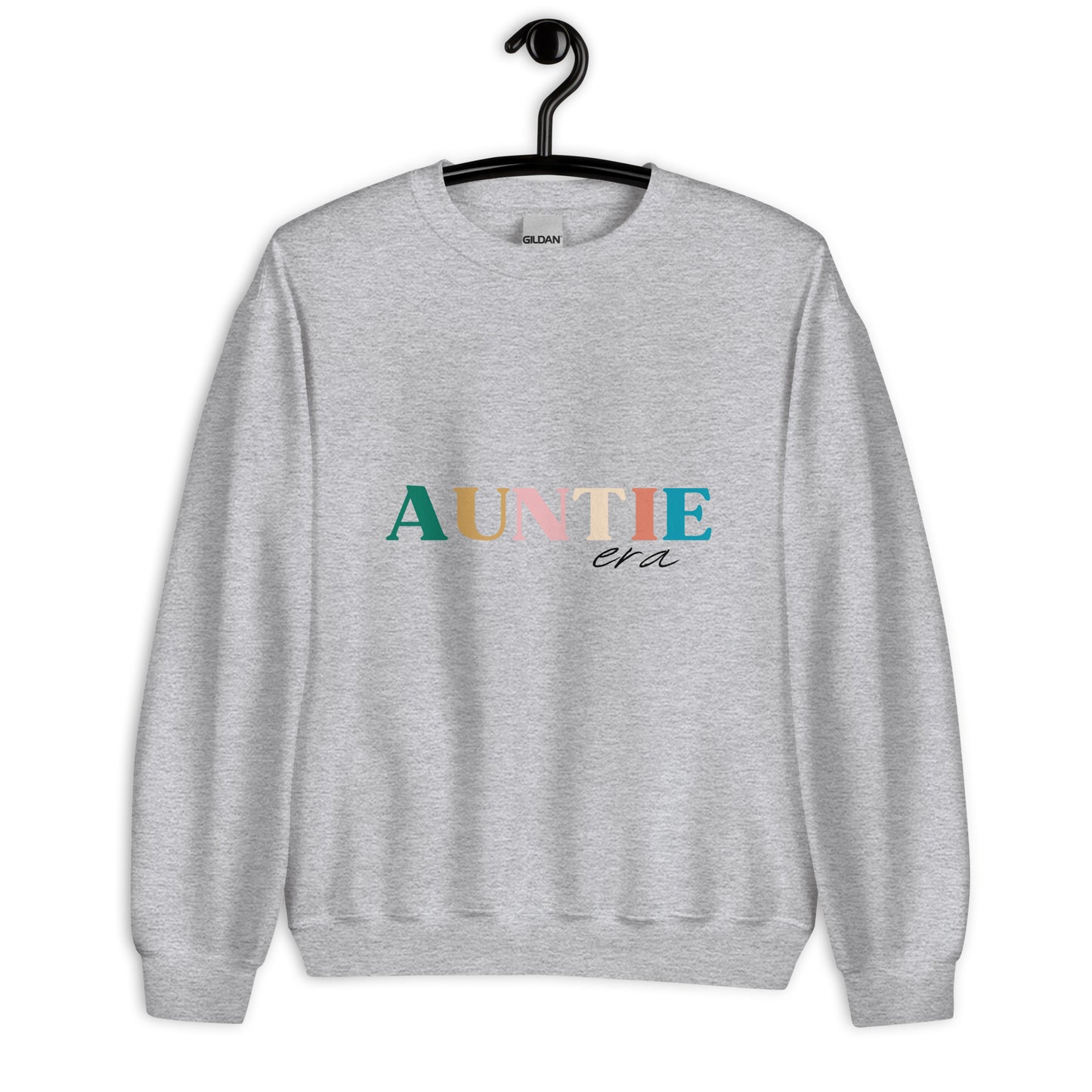 Sweatshirt, Auntie Era, Auntie Life, Light Colors - Multiple Colors Available