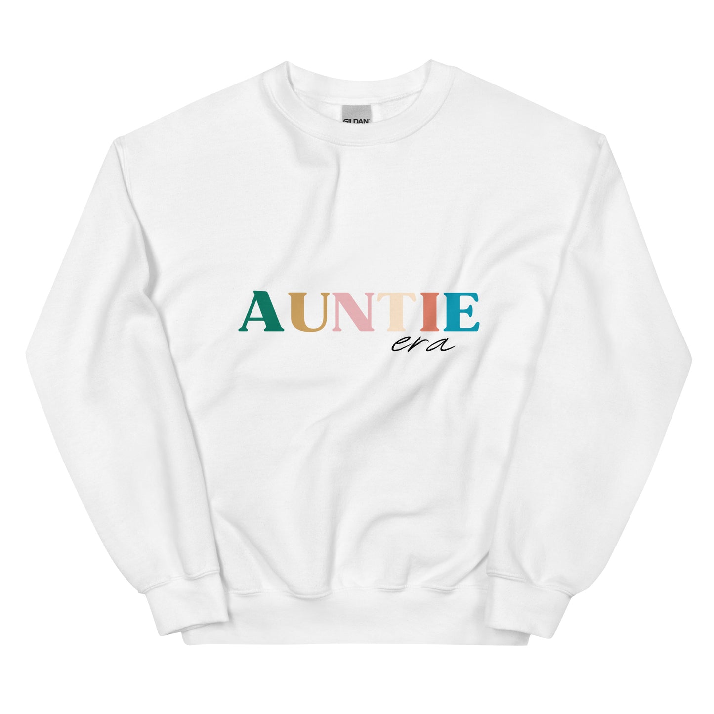 Sweatshirt, Auntie Era, Auntie Life, Light Colors - Multiple Colors Available