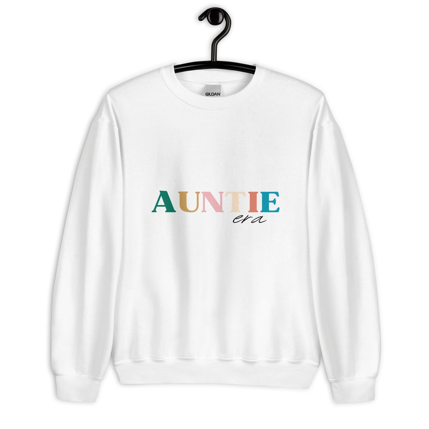 Sweatshirt, Auntie Era, Auntie Life, Light Colors - Multiple Colors Available