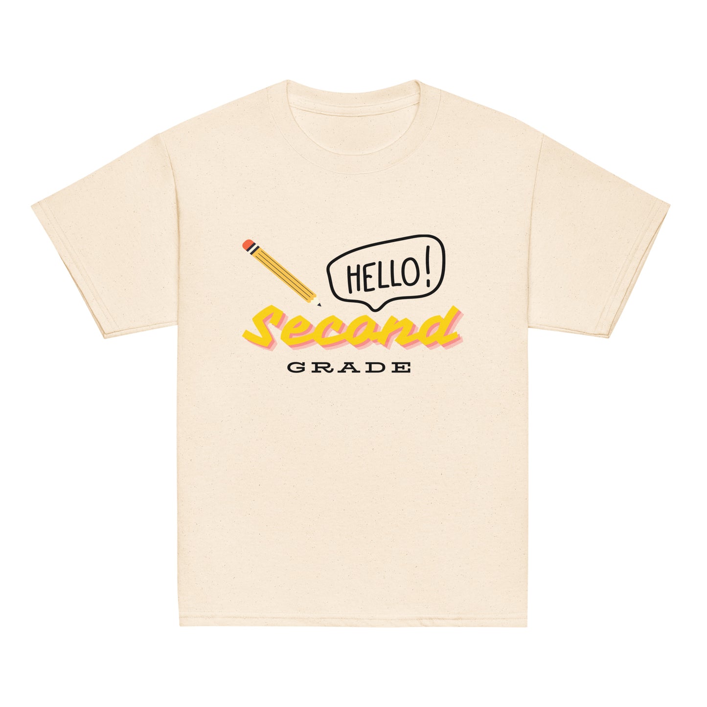 Back to School T-shirts, Second Grade - Multiple Colors Available