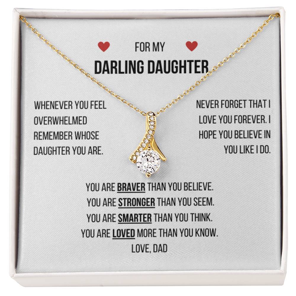 Daughter Gifts, Gifts from Dad, Pendant Necklace