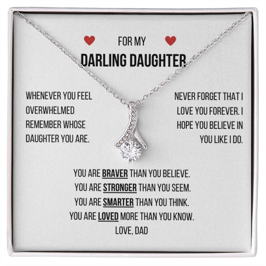 Daughter Gifts, Gifts from Dad, Pendant Necklace