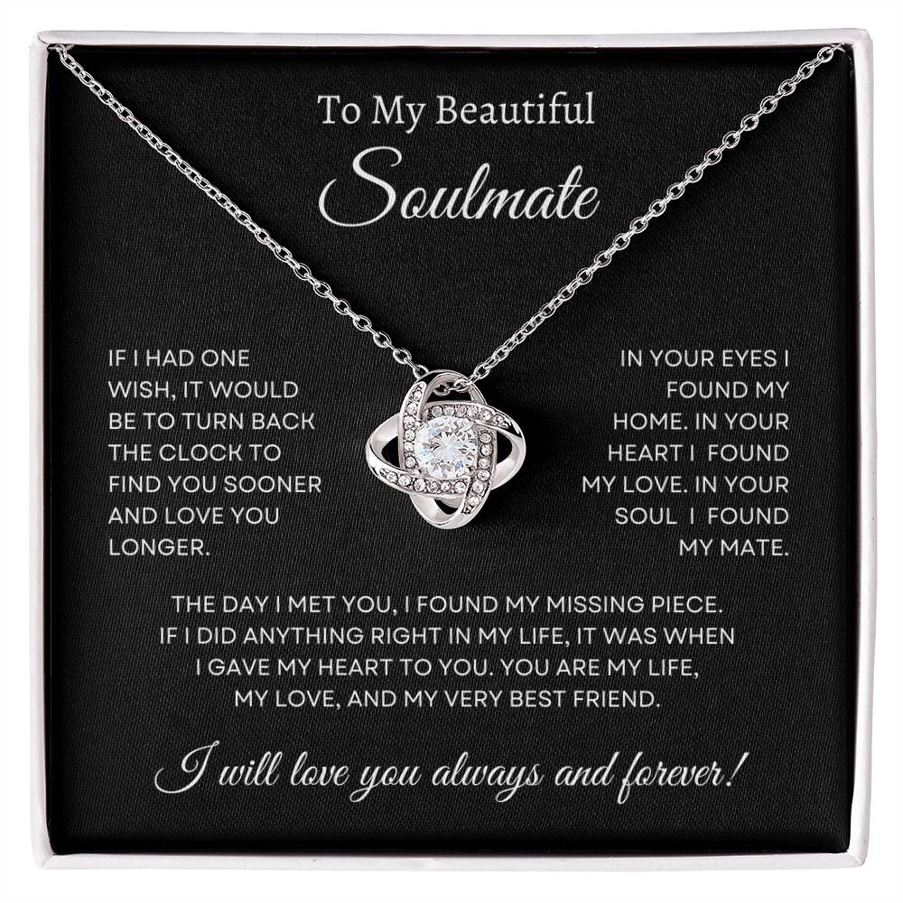 To My Beautiful Soulmate, Pendant Necklace