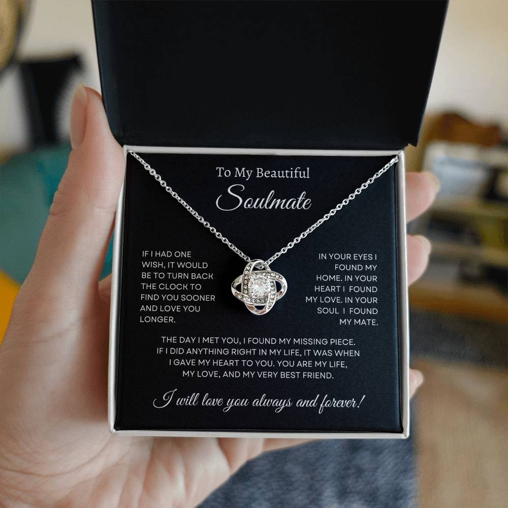 To My Beautiful Soulmate, Pendant Necklace