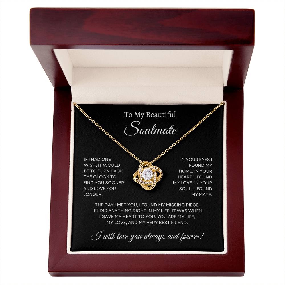 To My Beautiful Soulmate, Pendant Necklace