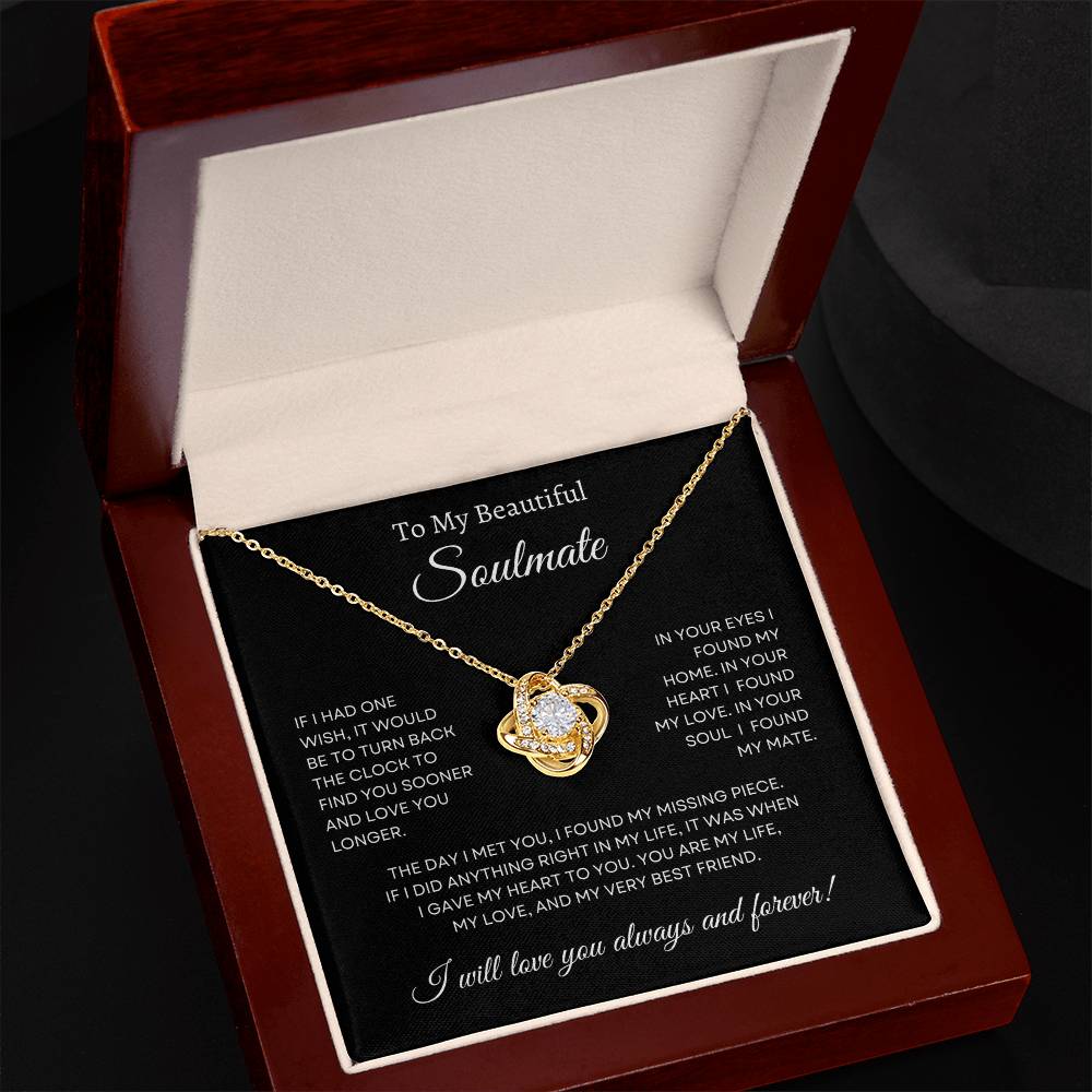 To My Beautiful Soulmate, Pendant Necklace