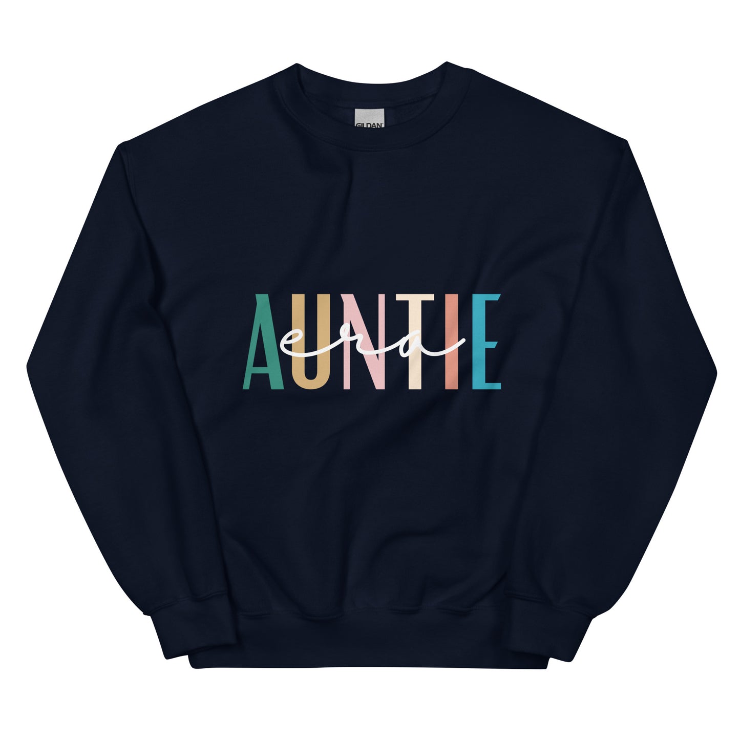 Sweatshirt, Auntie Era, Dark Colors - Multiple Colors Available