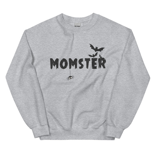 Halloween Sweatshirt, Momster, Humor- Multiple Colors Available