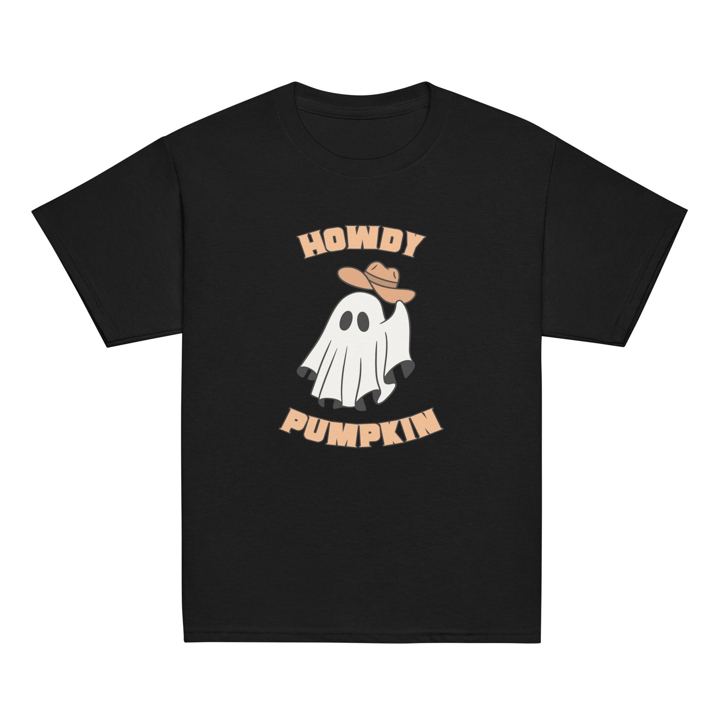 Halloween T, Howdy Pumpkin, Youth Sizes - Multiple Colors Available