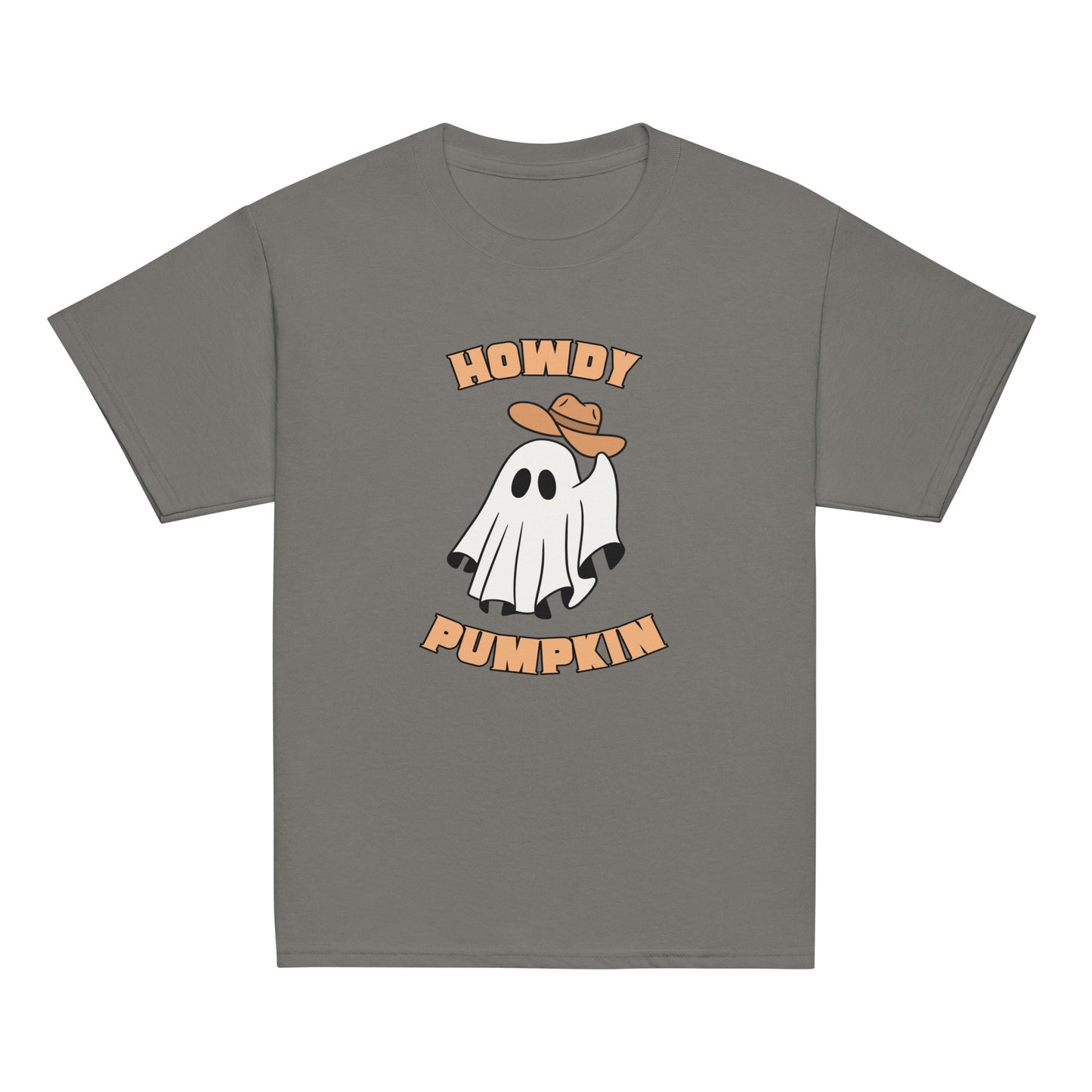 Halloween T, Howdy Pumpkin, Youth Sizes - Multiple Colors Available