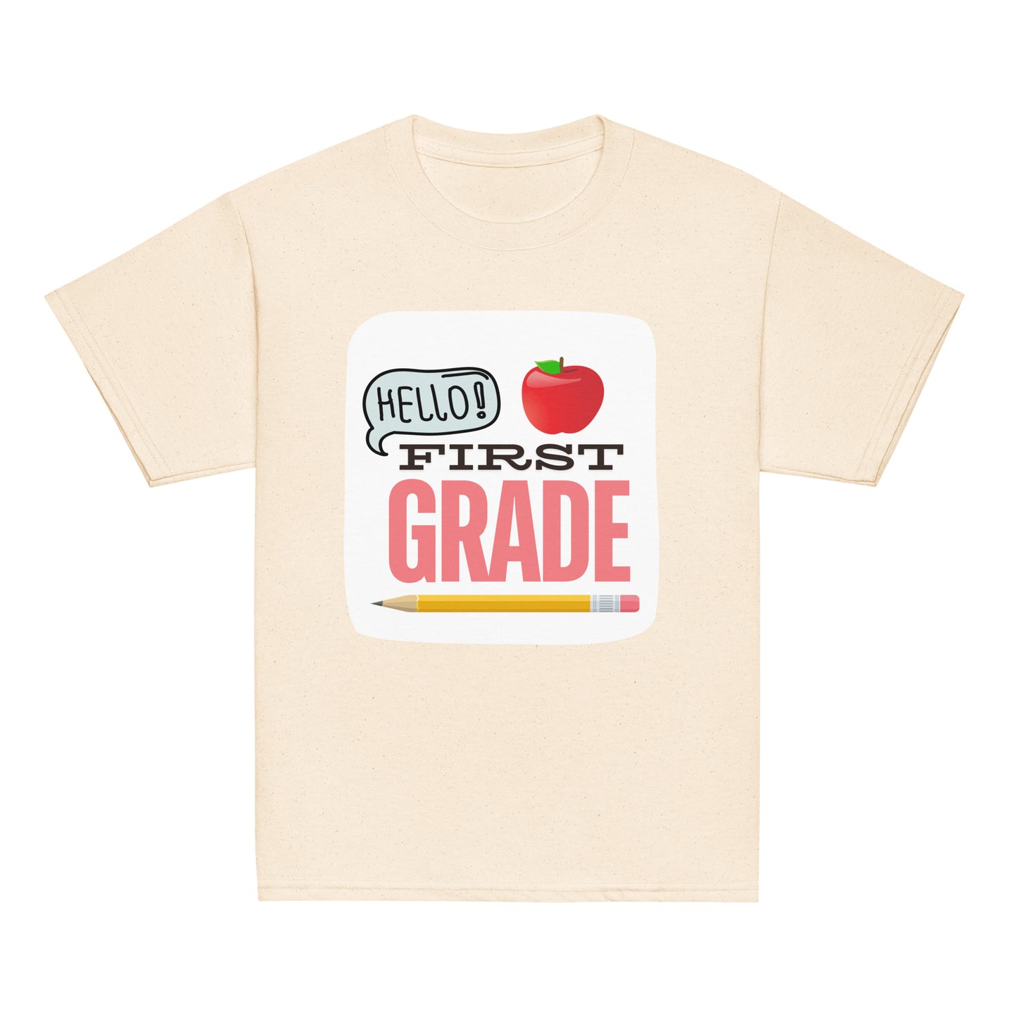 Back to School T-shirts, First Grade, Youth T - Multiple Colors Available