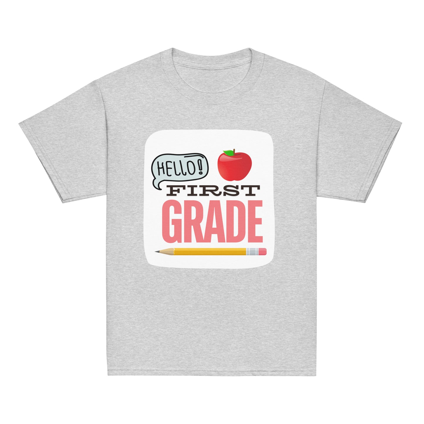 Back to School T-shirts, First Grade, Youth T - Multiple Colors Available