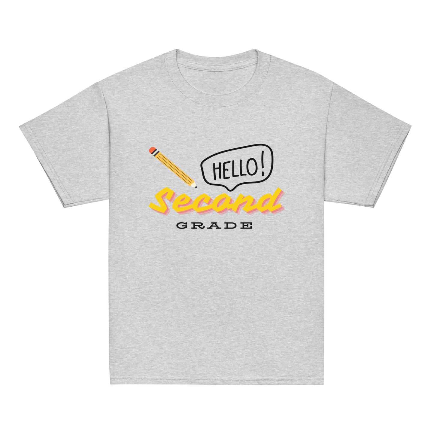 Back to School T-shirts, Second Grade - Multiple Colors Available