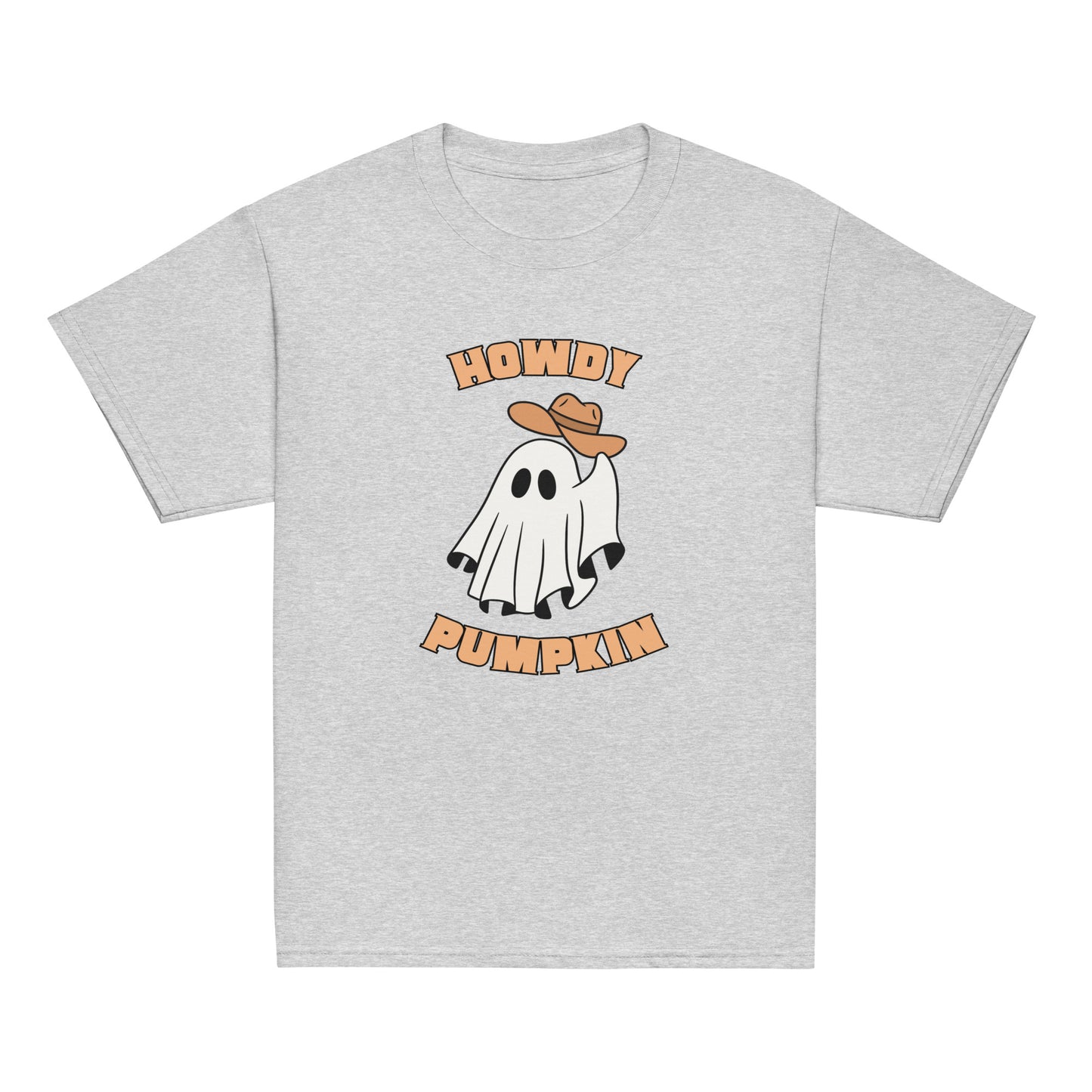 Halloween T, Howdy Pumpkin, Youth Sizes - Multiple Colors Available